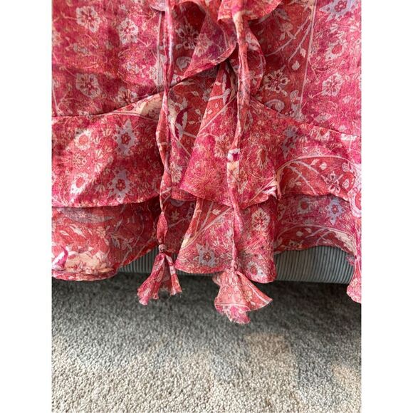 MISA LOS ANGELES Raziela Top in Washed Rose Lilac, $218 Med A31 - Picture 3 of 8